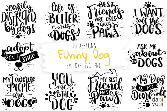 Funny Dog Quotes: Unleash Your Creativity with This Bundle