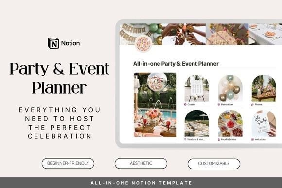 Master Your Next Celebration with the Notion Template Party Planner