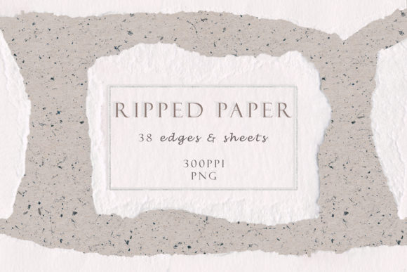 Ripped Watercolor Paper Pack: Instant Texture and Authenticity