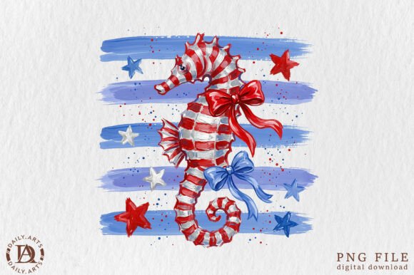 Rustic American Seahorse PNG: A Unique Design Asset for Creative Projects