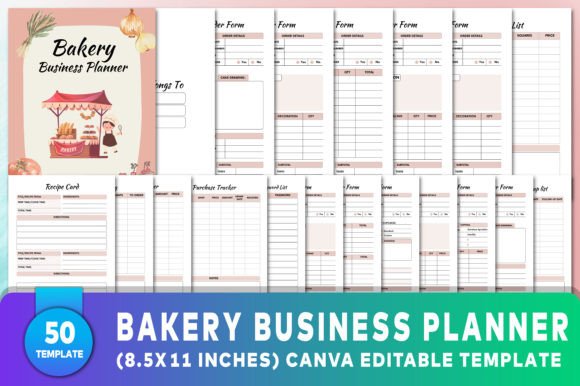 The Editable Bakery Business Planner: Your All-in-One Operational Blueprint