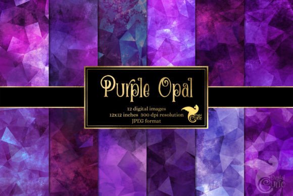 Transform Projects with Luxurious Purple Opal Backgrounds