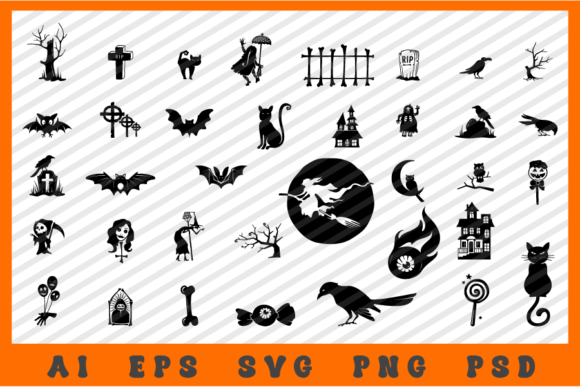 Unleash Spooky Creativity with Halloween Silhouette Design Bundles