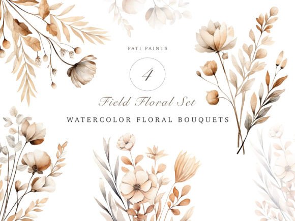 Watercolor Florals for Effortless Branding & Design