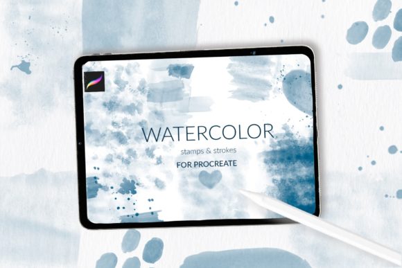 Watercolor Strokes for Procreate: Organic Digital Artistry